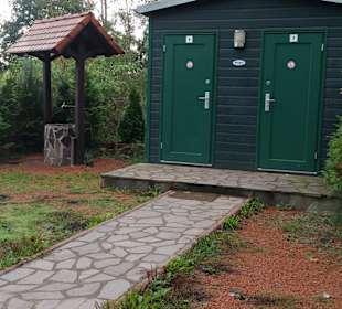Toiletten an der Ranche 