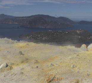 Fumarolen auf Vulcano