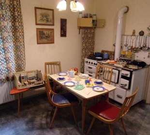 Im Museum verschiedene Küchen Epochen