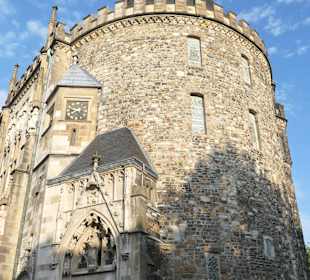 Blick zum Rathaus von Aachen