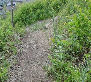 Klettersteig am Hang