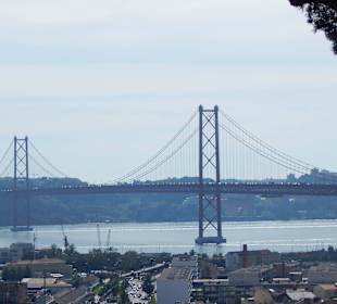 Blick auf die Ponte 25 de Abril