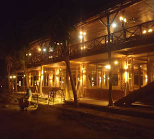 The cafe / bar at night