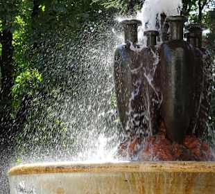 Wasserspiel am Froschbrunnen