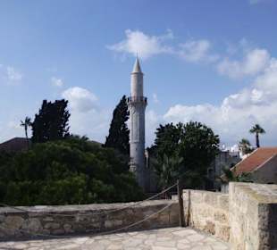 Minarett aus Sicht des Forts