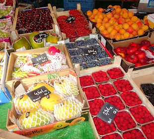 Impressionen des Wochenmarkt in Luxemburg Stadt