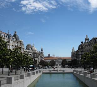 Blick auf die Altstadt vom Rathaus aus