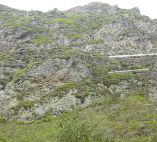 Hier muß der Zug wieder rauf