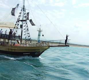 Anderes Schiff  auf unserer Tour 