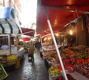 Wochenmarkt Mercato del Capo Palermo