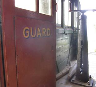 Letzter Wagen des 3. Klasse Zuges