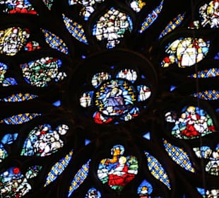 Dettaglio del rosone