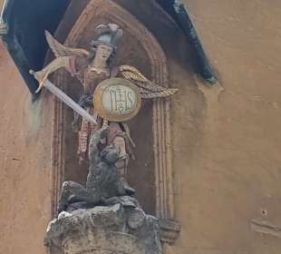 Fast an jeden Haus zu sehen