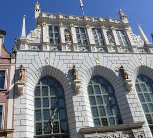 Der Artushof am Langen Markt in Danzig