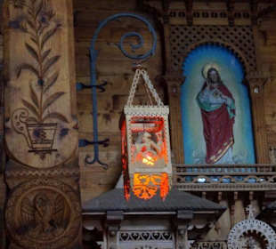 Wnętrze kościółka