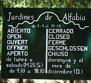 Der Weg von Can Picafort nach Alfabia