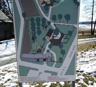 Plan der Museumsgebäude