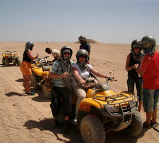 Kurzer Halt in der Wüste