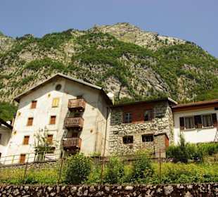 Bergdorf Timau im Dorfkern