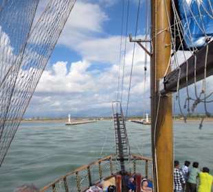 Kurze Ausfahrt auf's Meer (mehr war nicht)