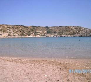 Sandstrand in Kolymbia
