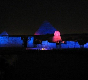 Pyramiden Lichtshow