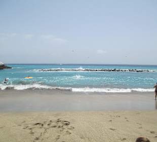 Weißer Sandstrand Playa El Duque