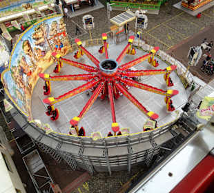 Blick auf den Freimarkt aus dem Riesenrad