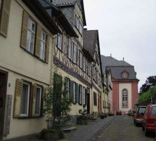 Eine Häuserreihe in der Altstadt (nähe Schloss).