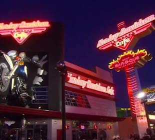 Außenansicht Harley Davidson Cafe