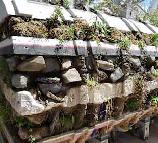 Kunstinstallation auf der Terrasse