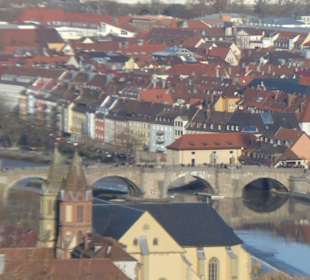 Blick vom Käppele über Würzburg