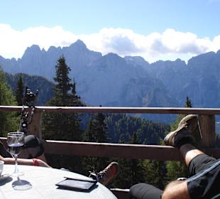 Toller Ausblick von der Terrasse