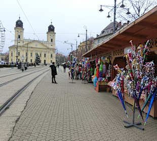 Debrecen Neujahrmakt am Hauptplatz
