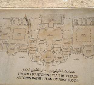 Lageplan von Karthago