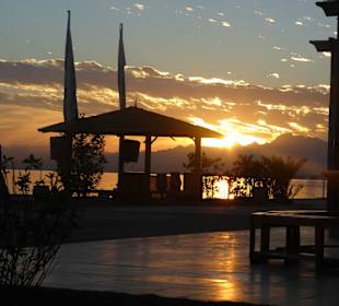 Blick von der Tauchbasis