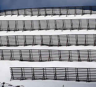 Lawinenverbauung in Leogang