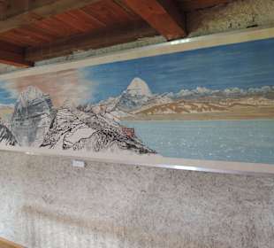 Gemälde im Kletterturm