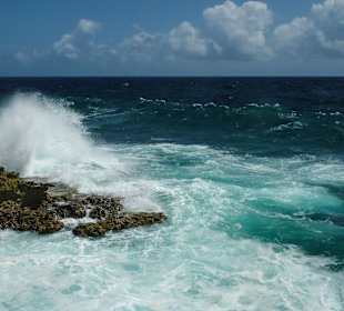Christoffelpark: Aufgewühltes Meer an Boca Pistol
