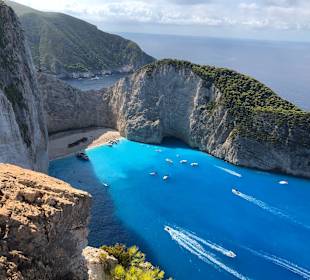 Bucht Navagio / Schmuggler Bucht / Schiffswrack