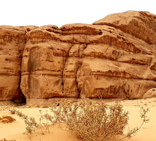 Wüstenlandschaft Wadi Rum