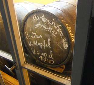 Lagerung Apfelsherry