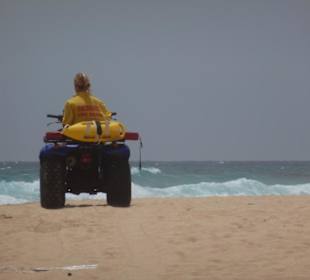 Lifeguard an den Stränden