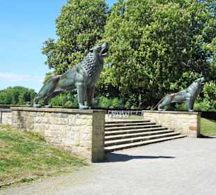 Zugang zur Löwen-Bastion am Ostufer