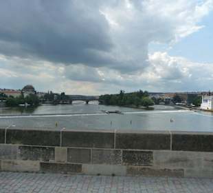 Blick auf die Moldau