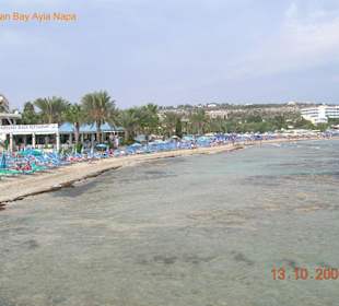 Strand links vom Hafen Ayia Napa