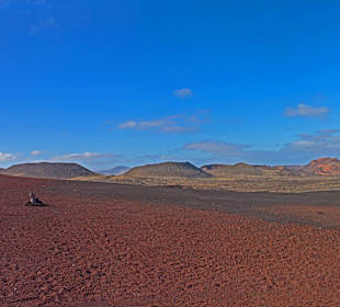 Grandioses Panorama vom Timanfaya Nationalpark.