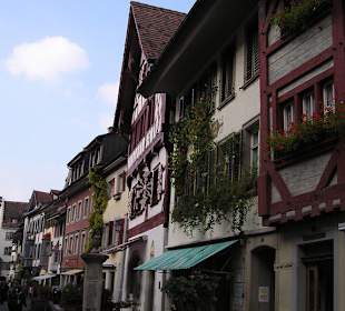 Ulička v centru Stein am Rhein