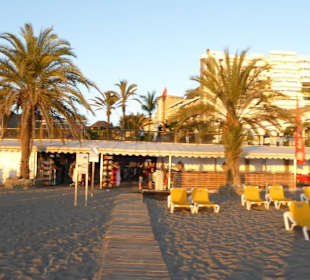 Kleiner Strand in Taurito in Panoramaform