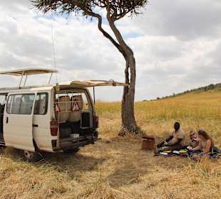 Picknick in der Savanne